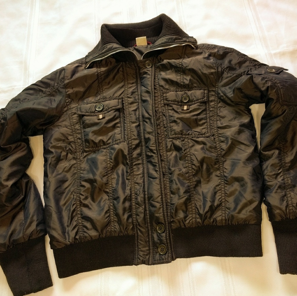 Unionbay women's dark green bomber jacket